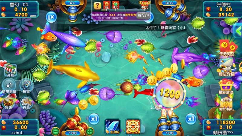 【无授权】网狐二开云海捕鱼棋牌游戏组件 完整数据+红包反水系统 红包|云豆|元宝等模式插图1 【无授权】网狐二开云海捕鱼棋牌游戏组件 完整数据+红包反水系统 红包|云豆|元宝等模式插图1